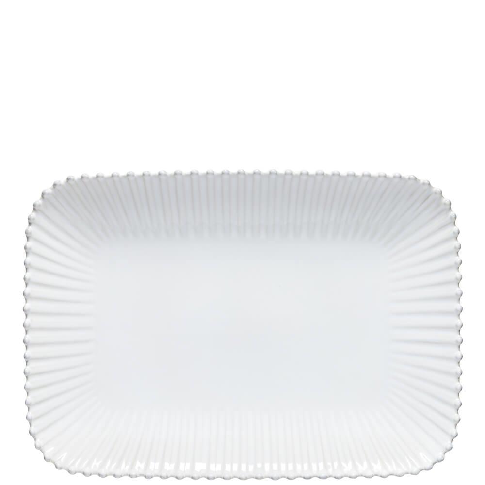 Costa Nova Pearl White Rectangular Platter 40cm